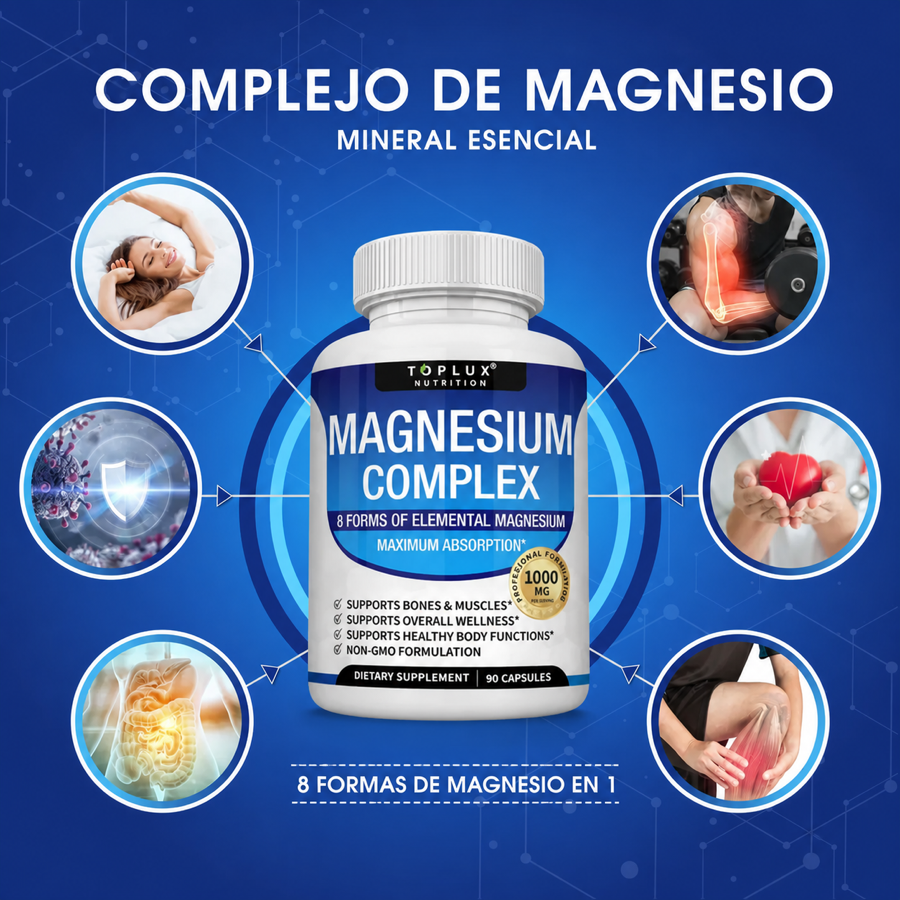 magnesium complex 8 essential magnesium supplement 1000mg